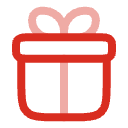 gift-Twotone-Rounded-red