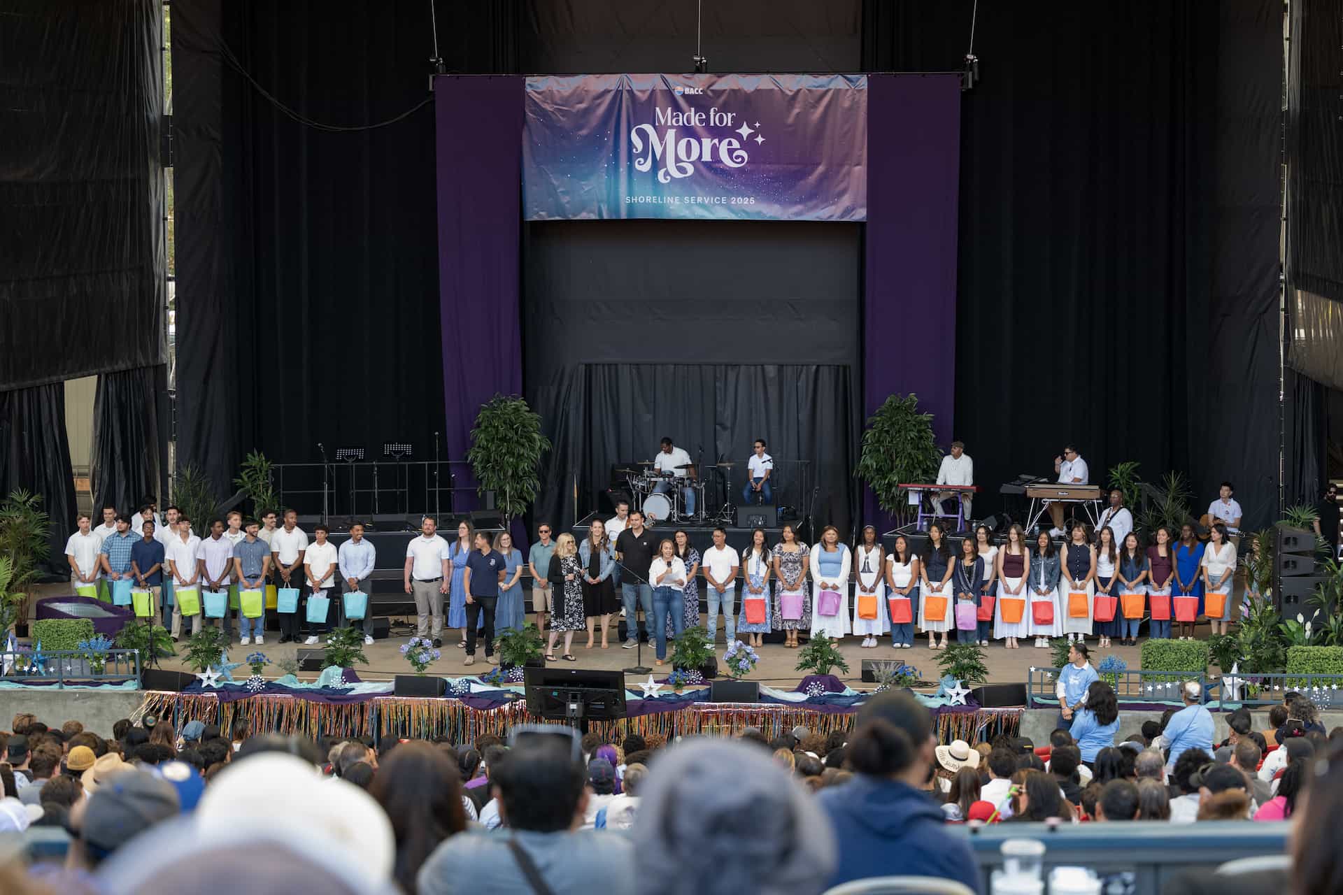 BACC congregation gathered for Sunday service